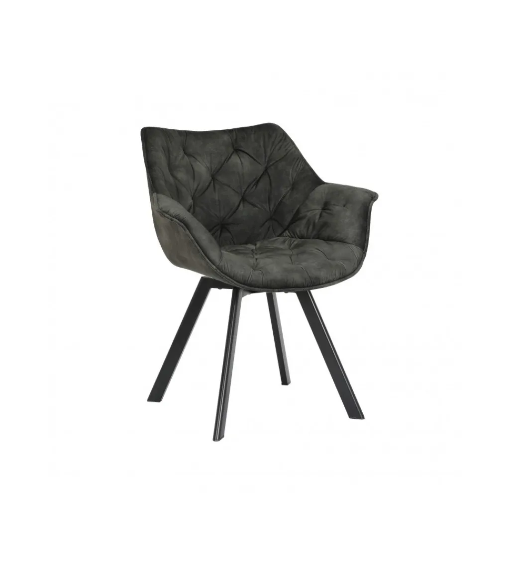 Krzesło obrotowe siedzisko 180 stopni The Dutch Comfort ciemnozielone*Invicta Interior Sale