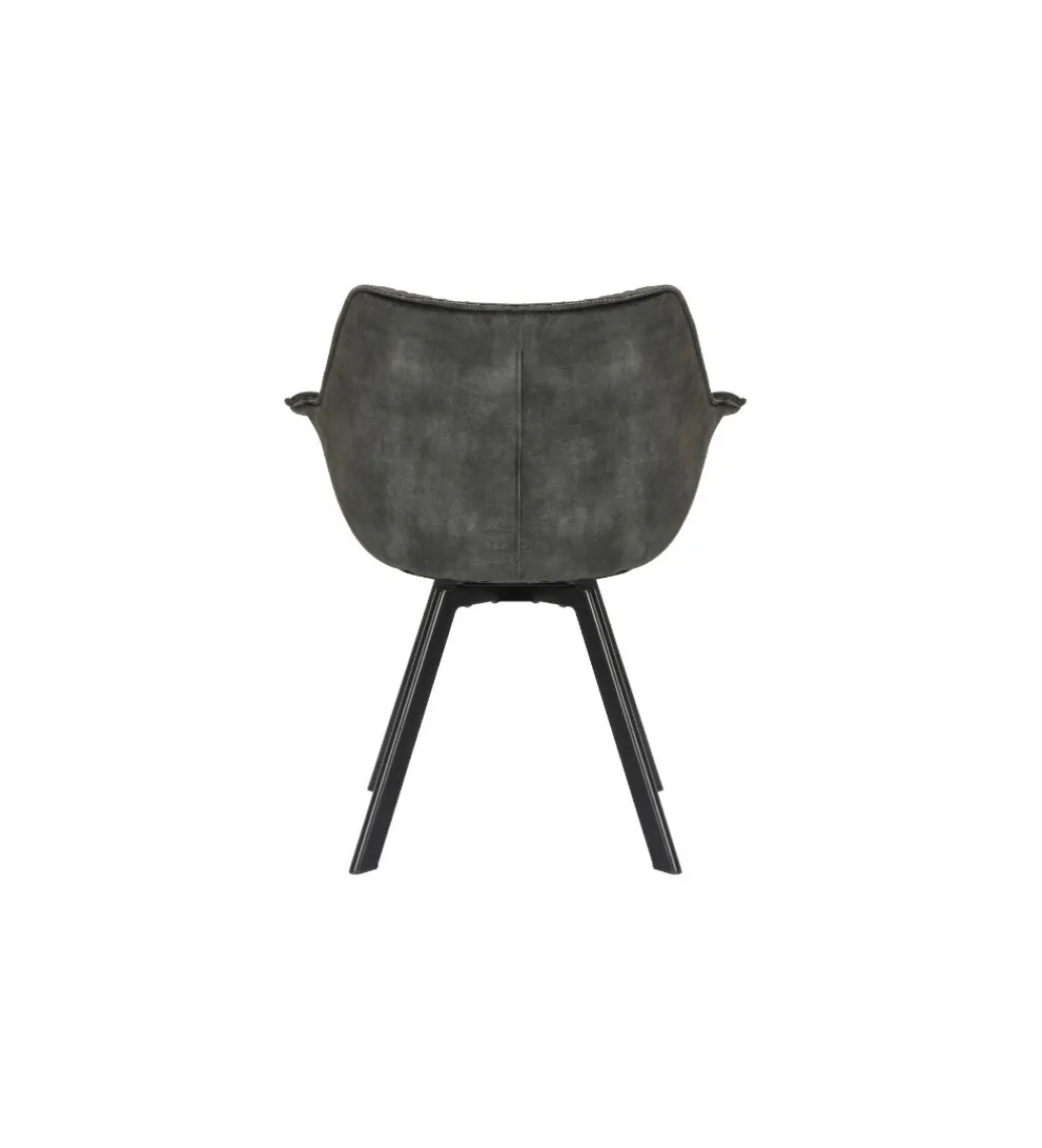 Krzesło obrotowe siedzisko 180 stopni The Dutch Comfort ciemnozielone*Invicta Interior Sale