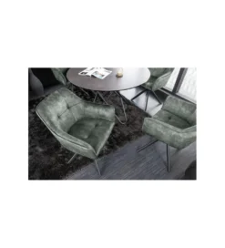 Krzesło obrotowe TAVIRA II ciemnozielone*Invicta Interior Sale
