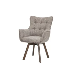 Krzesło obrotowe THOR jasny taupe*Invicta Interior Sale