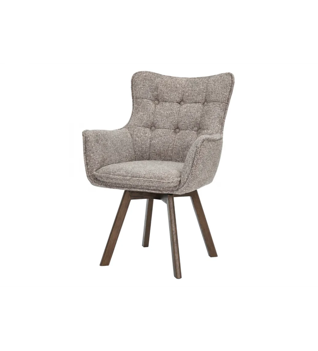 Krzesło obrotowe THOR jasny taupe*Invicta Interior Sale