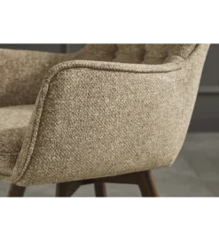 Krzesło obrotowe THOR jasny taupe*Invicta Interior Sale