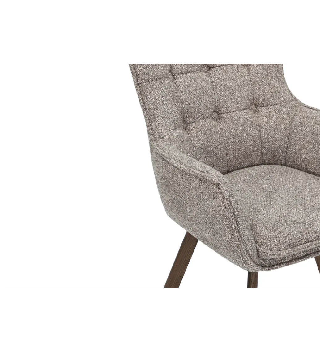 Krzesło obrotowe THOR jasny taupe*Invicta Interior Sale