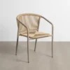 Krzesło ogrodowe APASENO 77 cm beżowe*Zona-Design Sale