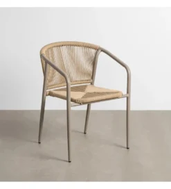Krzesło ogrodowe APASENO 77 cm beżowe*Zona-Design Sale
