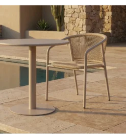 Krzesło ogrodowe APASENO 77 cm beżowe*Zona-Design Sale
