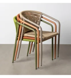 Krzesło ogrodowe APASENO 77 cm beżowe*Zona-Design Sale