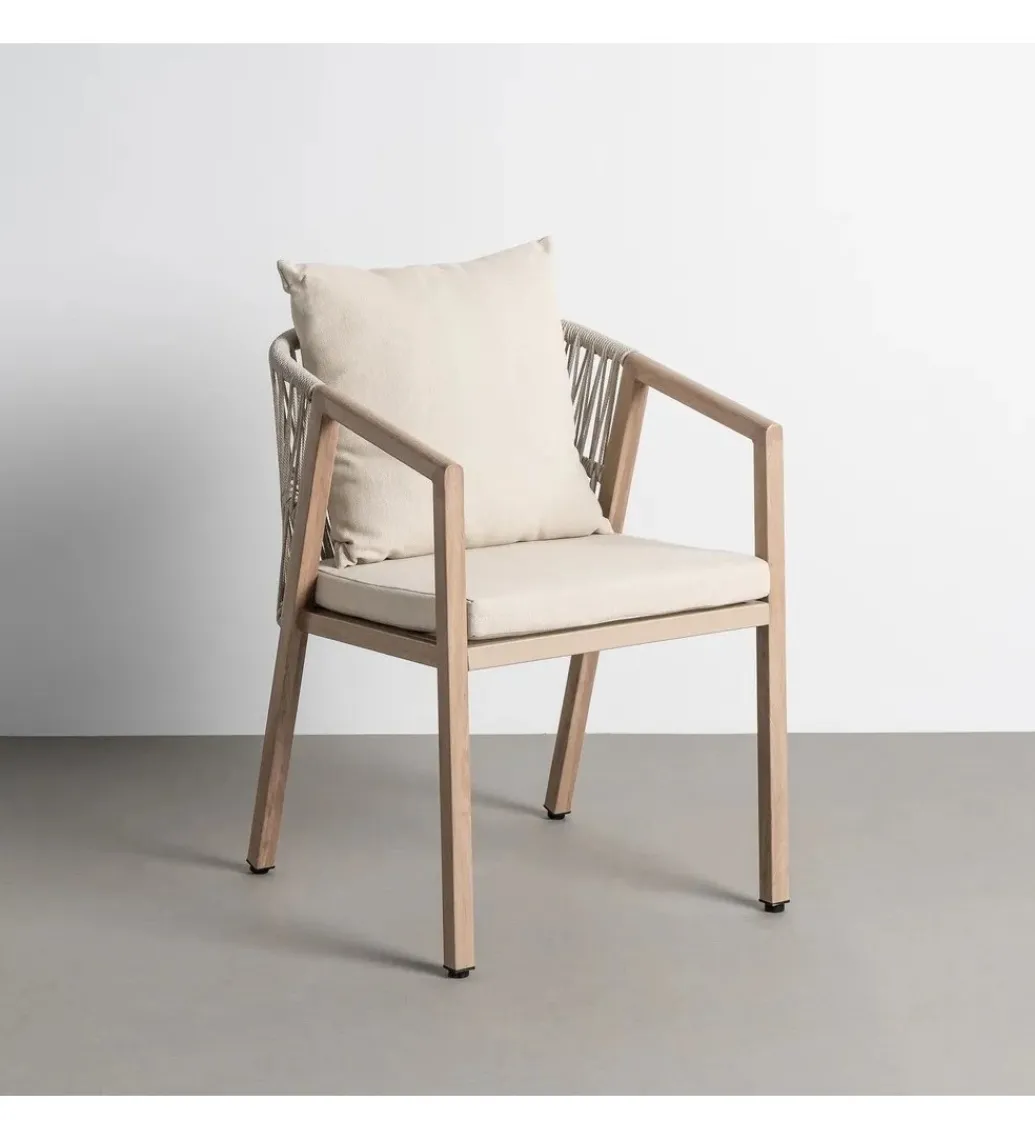 Krzesło ogrodowe ASTAREMO 78 cm szarobrązowe*Zona-Design Sale