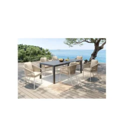 Krzesło ogrodowe CYPRUS 82 cm beżowe*KARE Online