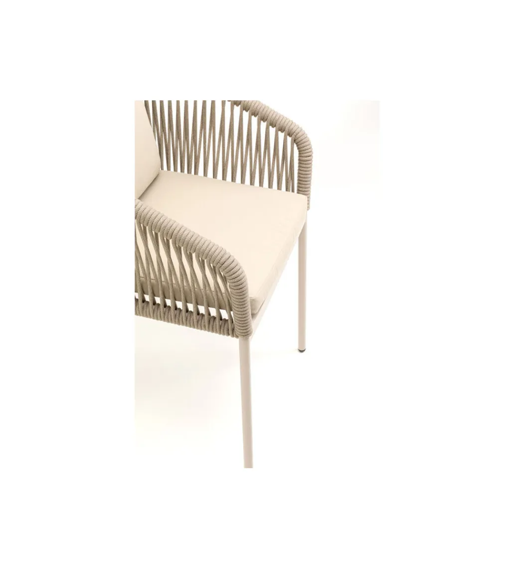 Krzesło ogrodowe CYPRUS 82 cm beżowe*KARE Online