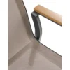 Krzesło ogrodowe FIERRO 88 cm czarny brązowy*Halmar Online