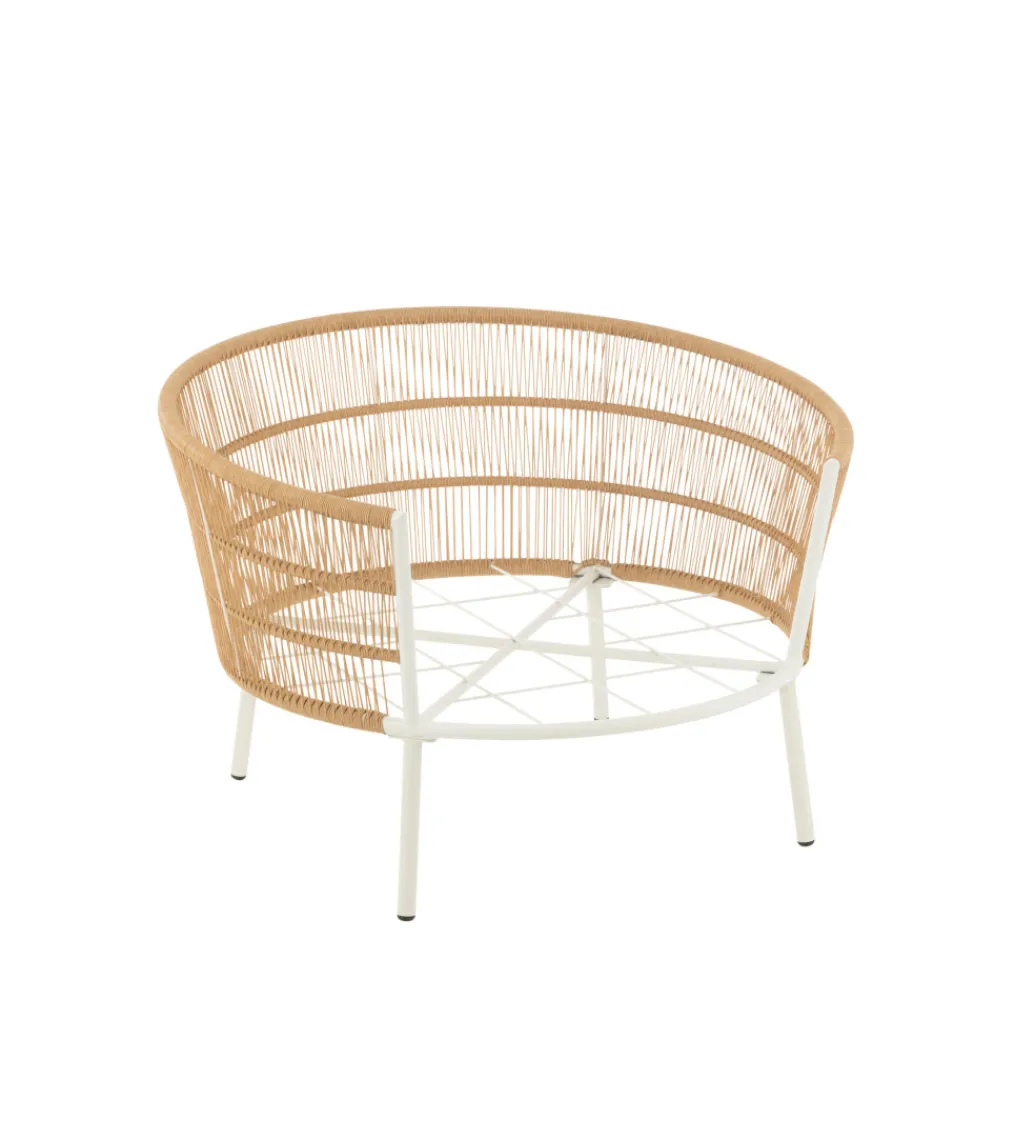 Krzesło ogrodowe JOALEN 79 cm rattan*J-Line Outlet