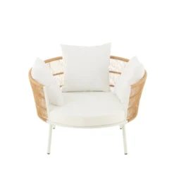 Krzesło ogrodowe JOALEN 79 cm rattan*J-Line Outlet