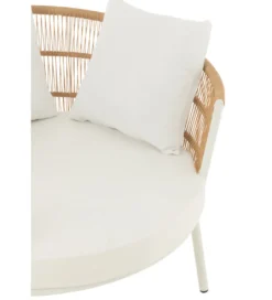 Krzesło ogrodowe JOALEN 79 cm rattan*J-Line Outlet