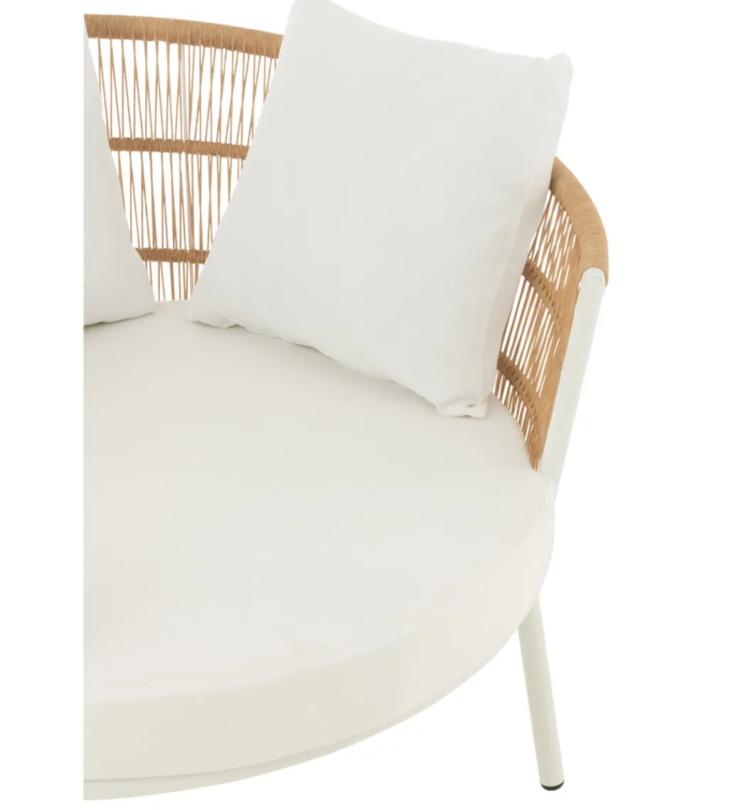 Krzesło ogrodowe JOALEN 79 cm rattan*J-Line Outlet