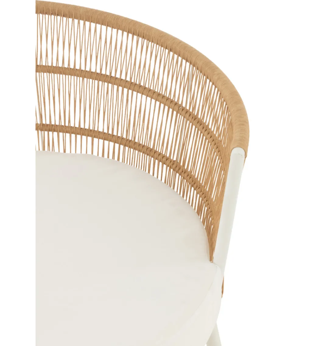 Krzesło ogrodowe JOALEN 79 cm rattan*J-Line Outlet