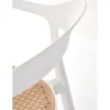 Krzesło ogrodowe K530 80 cm białe naturalne*Halmar Discount