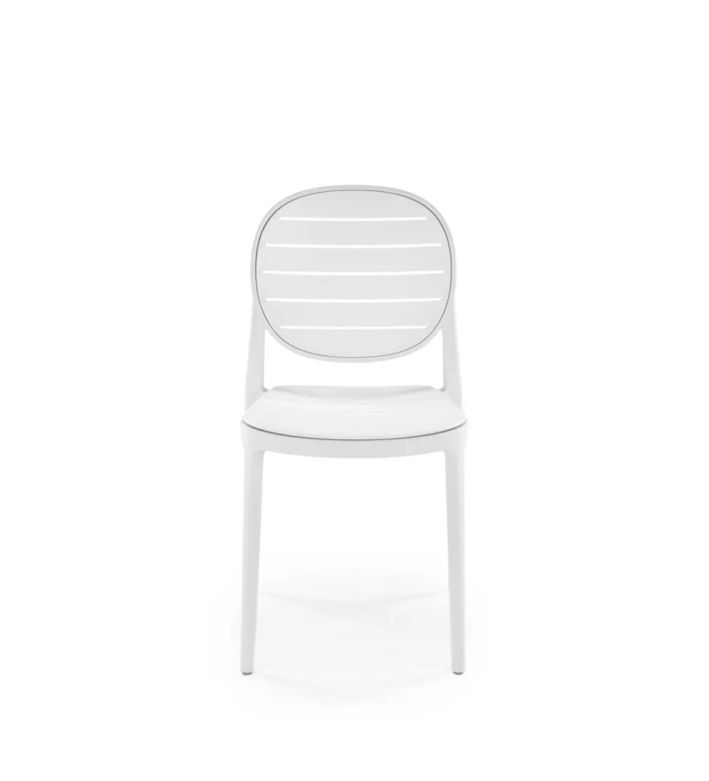 Krzesło ogrodowe K529 83 cm biały*Halmar