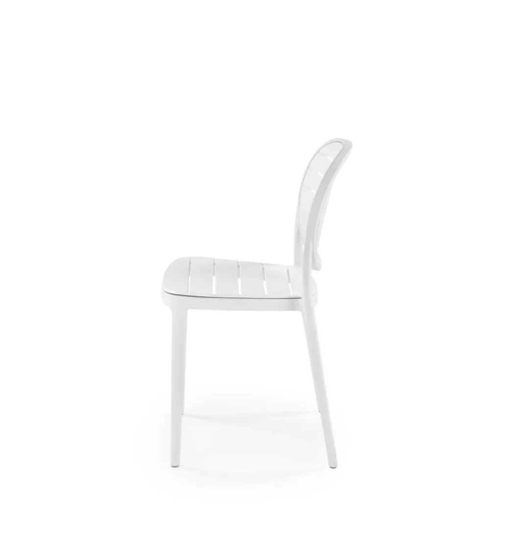 Krzesło ogrodowe K529 83 cm biały*Halmar