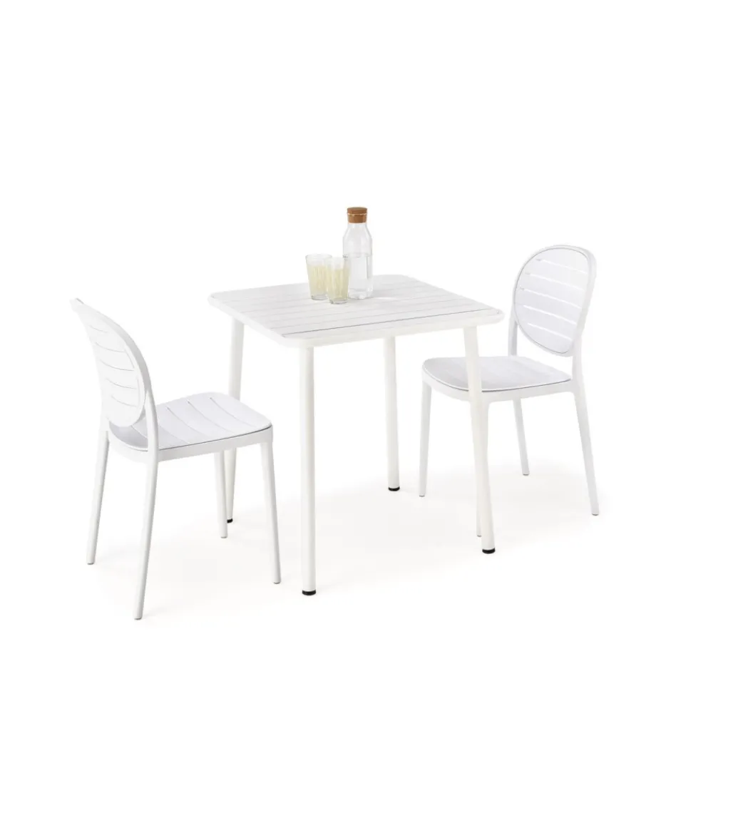 Krzesło ogrodowe K529 83 cm biały*Halmar