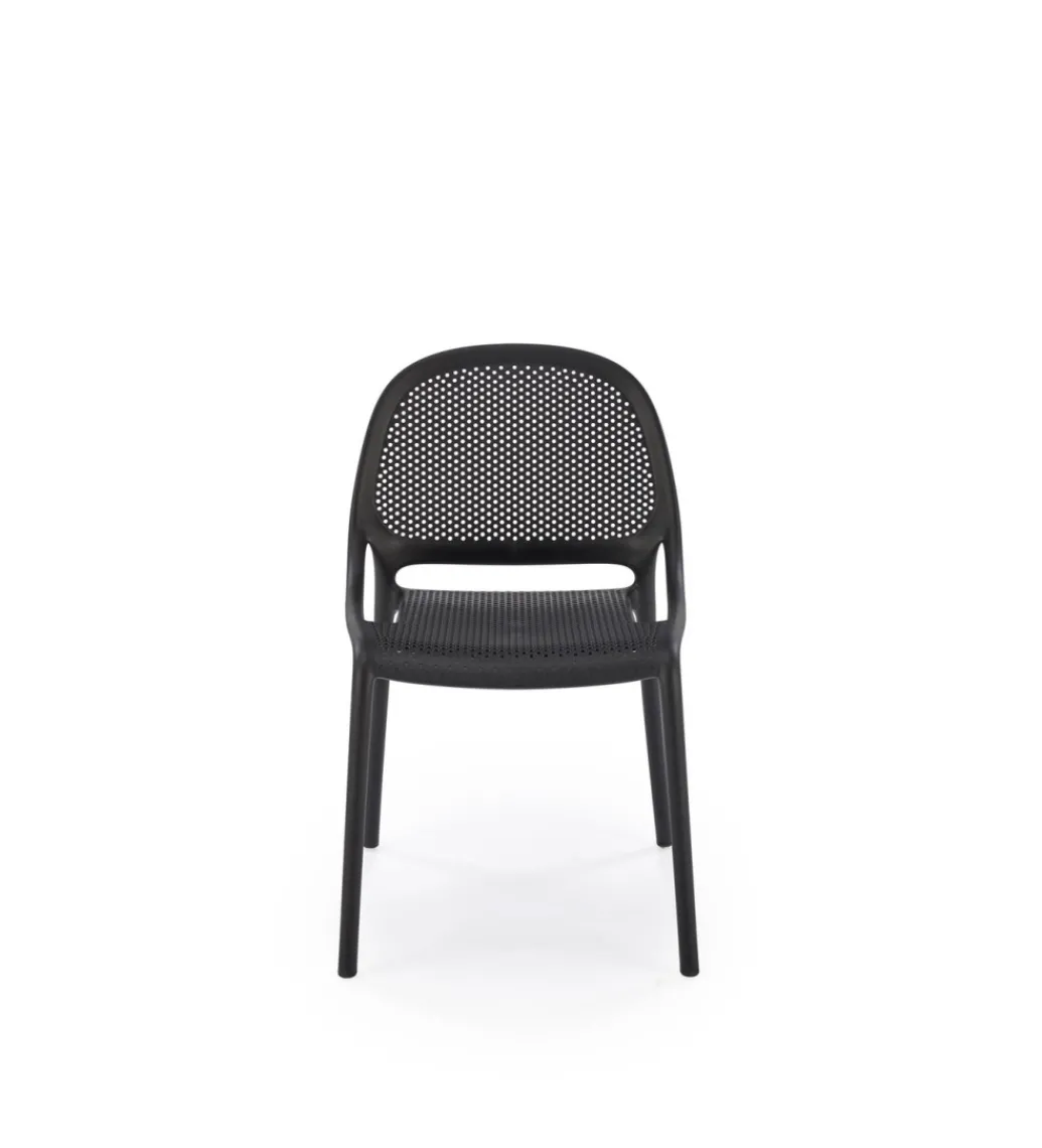 Krzesło ogrodowe K532 80 cm czarne*Halmar Best