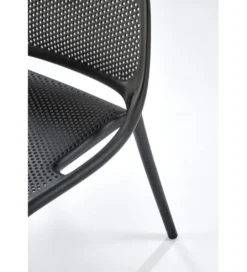 Krzesło ogrodowe K532 80 cm czarne*Halmar Best