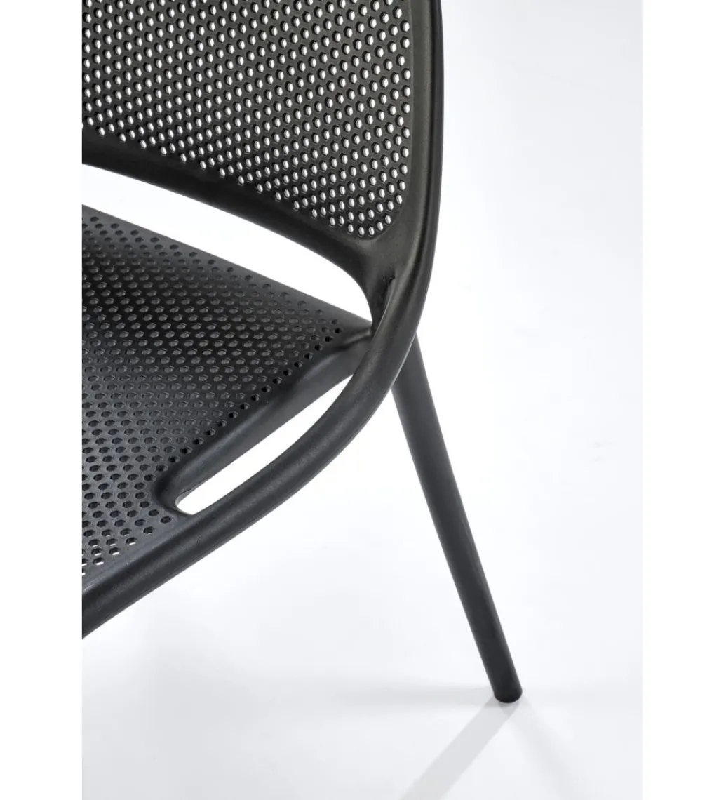 Krzesło ogrodowe K532 80 cm czarne*Halmar Best
