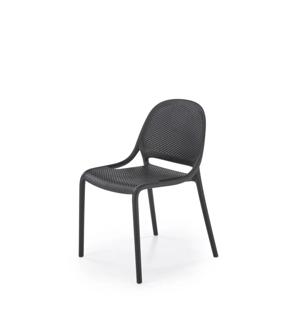 Krzesło ogrodowe K532 80 cm czarne*Halmar Best