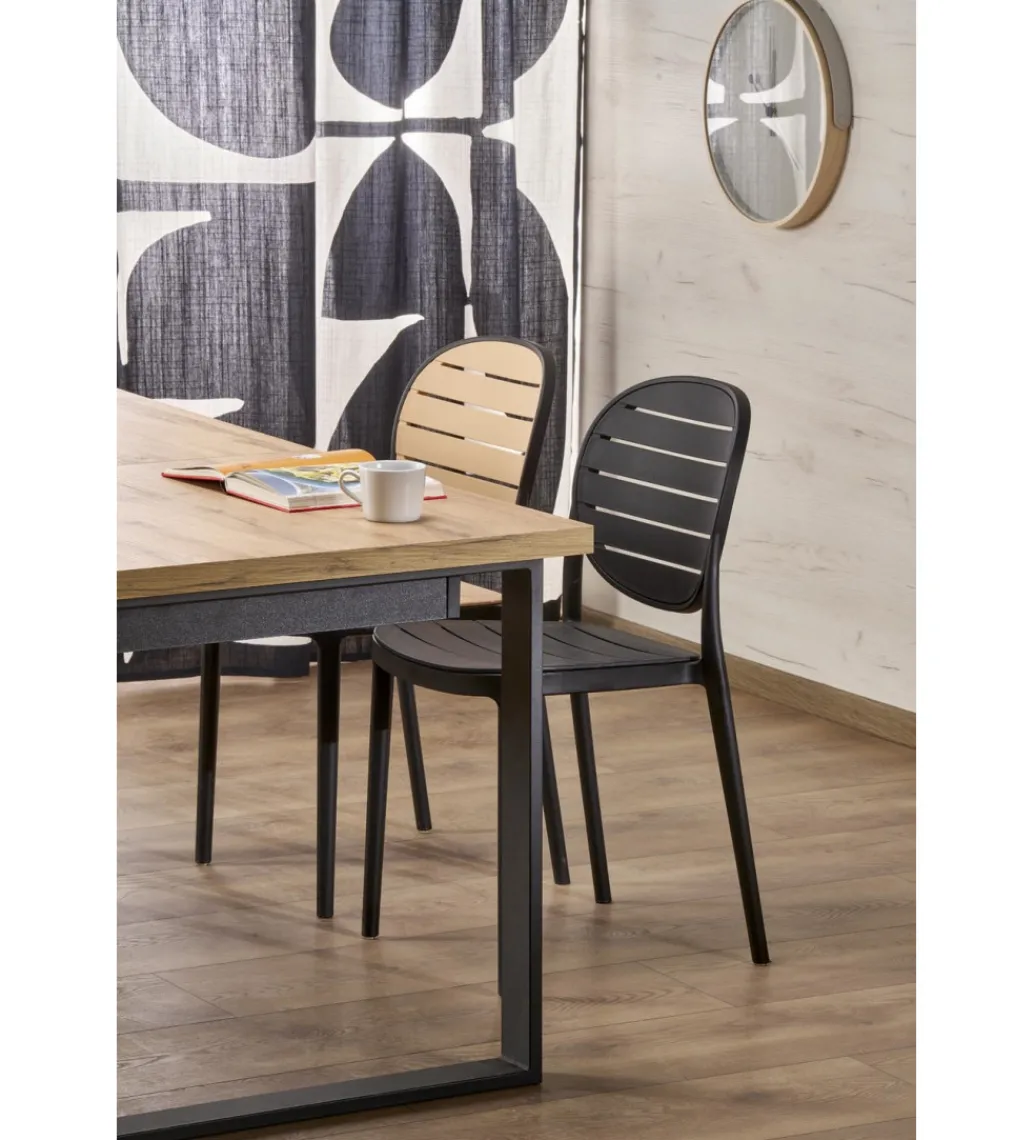 Krzesło ogrodowe K529 83 cm czarne*Halmar Sale