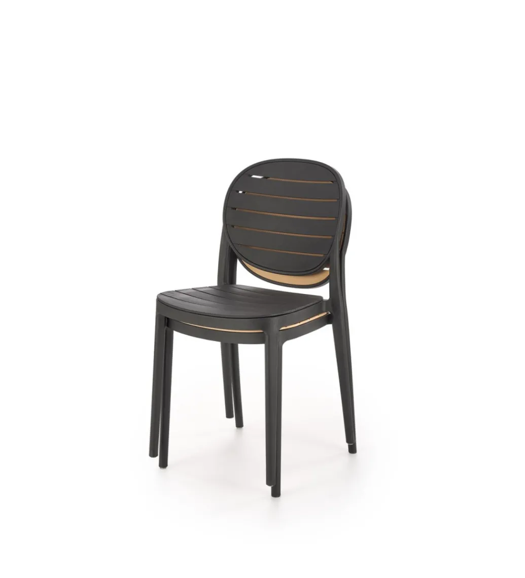 Krzesło ogrodowe K529 83 cm czarne*Halmar Sale