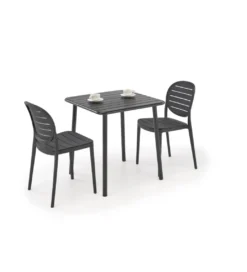 Krzesło ogrodowe K529 83 cm czarne*Halmar Sale