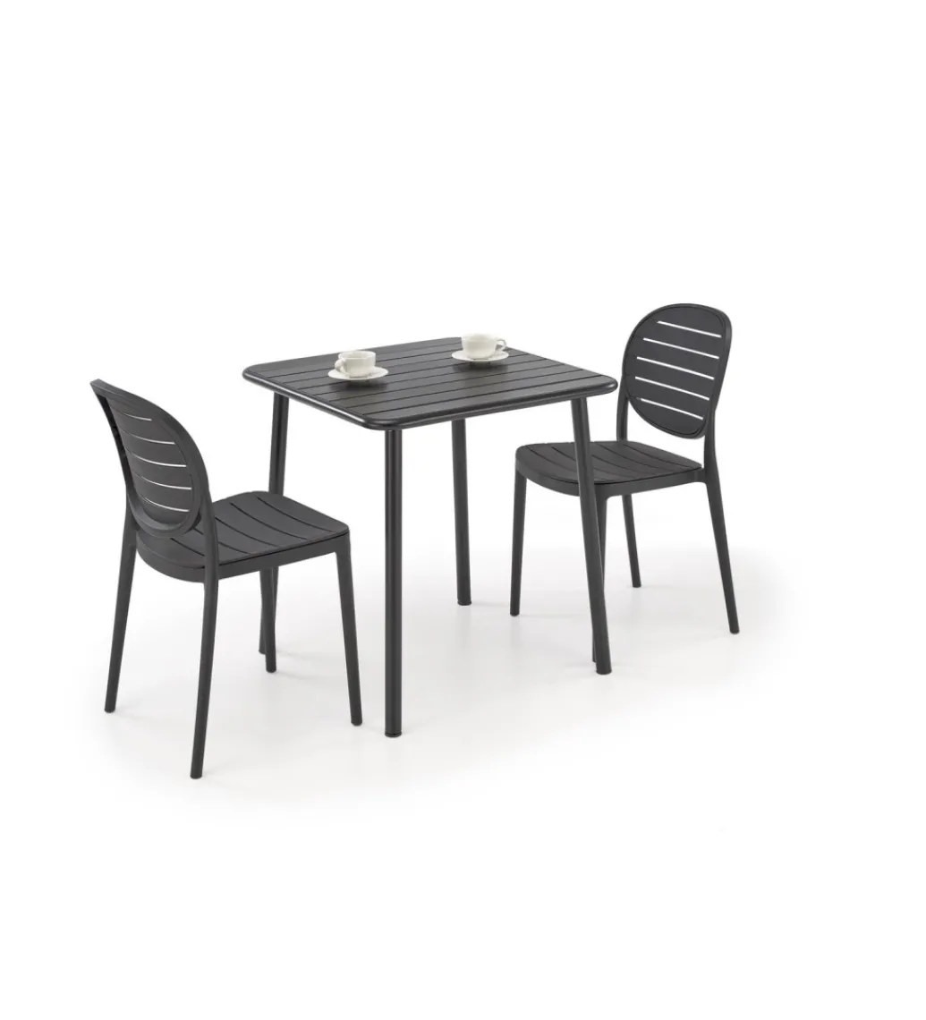 Krzesło ogrodowe K529 83 cm czarne*Halmar Sale
