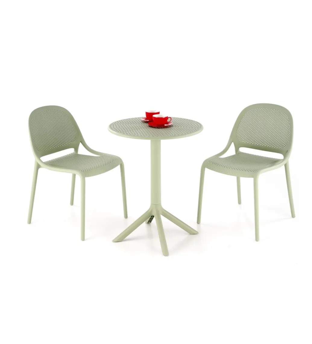 Krzesło ogrodowe K532 80 cm miętowe*Halmar Online