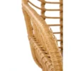 Krzesło ogrodowe K541 77 cm naturalne czarne*Halmar Online