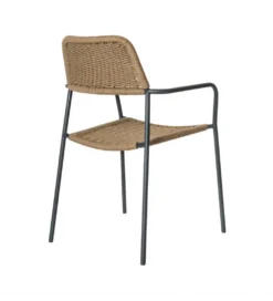 Krzesło ogrodowe MILOS naturalne czarne*Zona-Design Sale