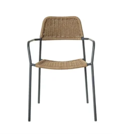 Krzesło ogrodowe MILOS naturalne czarne*Zona-Design Sale