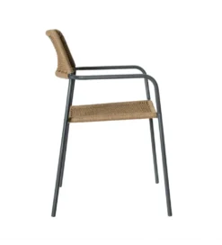 Krzesło ogrodowe MILOS naturalne czarne*Zona-Design Sale