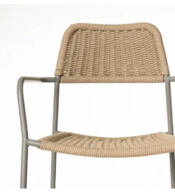 Krzesło ogrodowe MILOS naturalne beżowe*Zona-Design New
