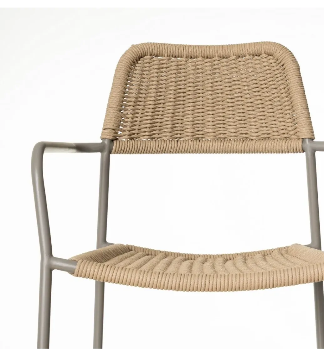 Krzesło ogrodowe MILOS naturalne beżowe*Zona-Design New
