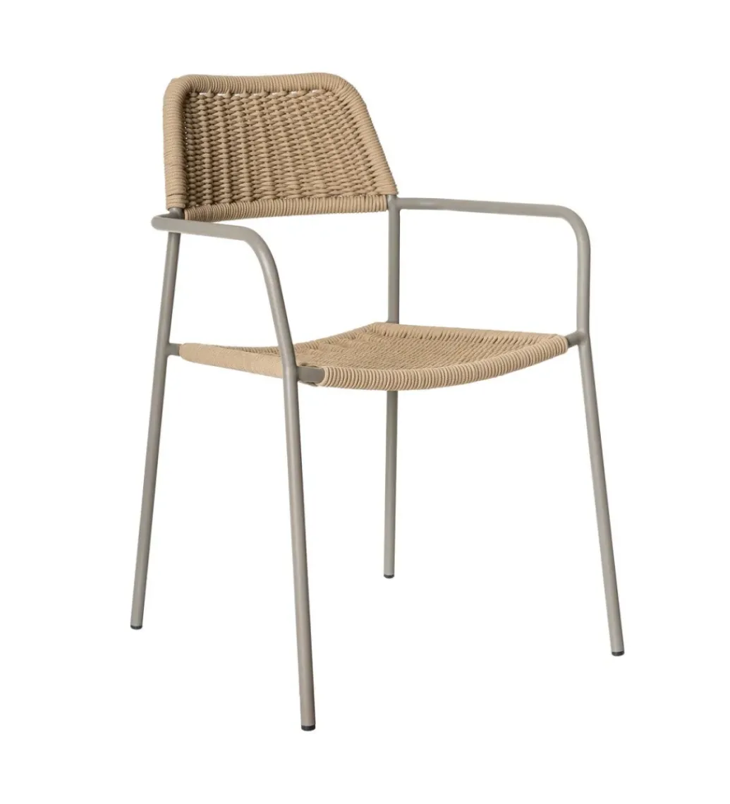 Krzesło ogrodowe MILOS naturalne beżowe*Zona-Design New