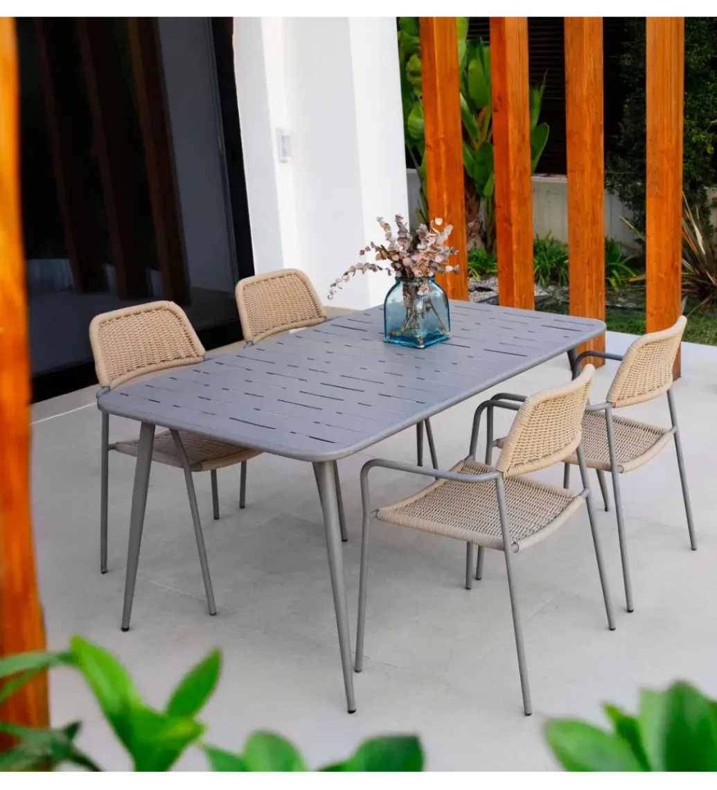 Krzesło ogrodowe MILOS naturalne beżowe*Zona-Design New