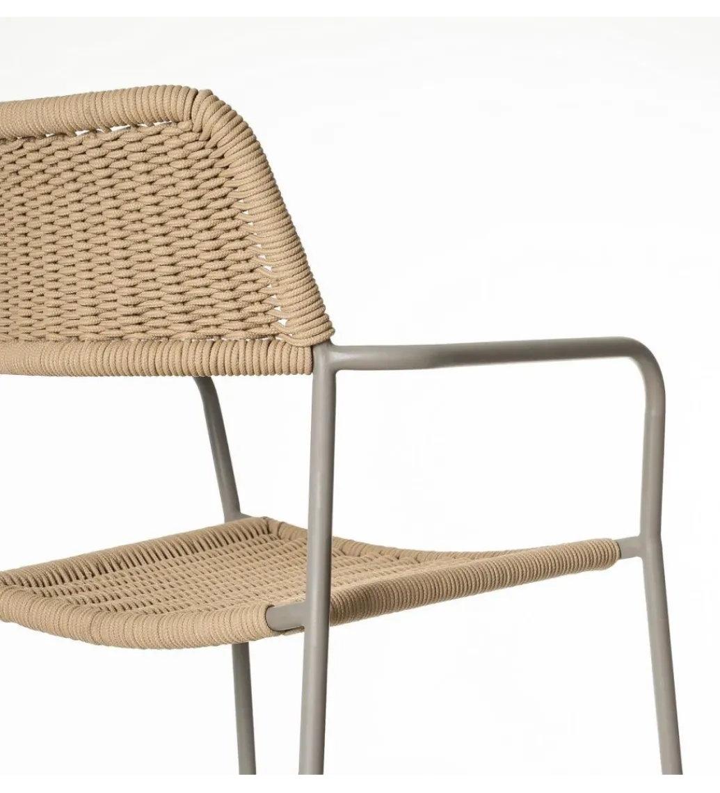 Krzesło ogrodowe MILOS naturalne beżowe*Zona-Design New