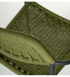 Krzesło ogrodowe MILOS zielono czarne*Zona-Design New