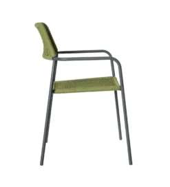 Krzesło ogrodowe MILOS zielono czarne*Zona-Design New