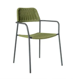 Krzesło ogrodowe MILOS zielono czarne*Zona-Design New