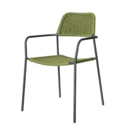 Krzesło ogrodowe MILOS zielono czarne*Zona-Design New