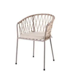 Krzesło ogrodowe MYRA 80 cm szare*Zona-Design
