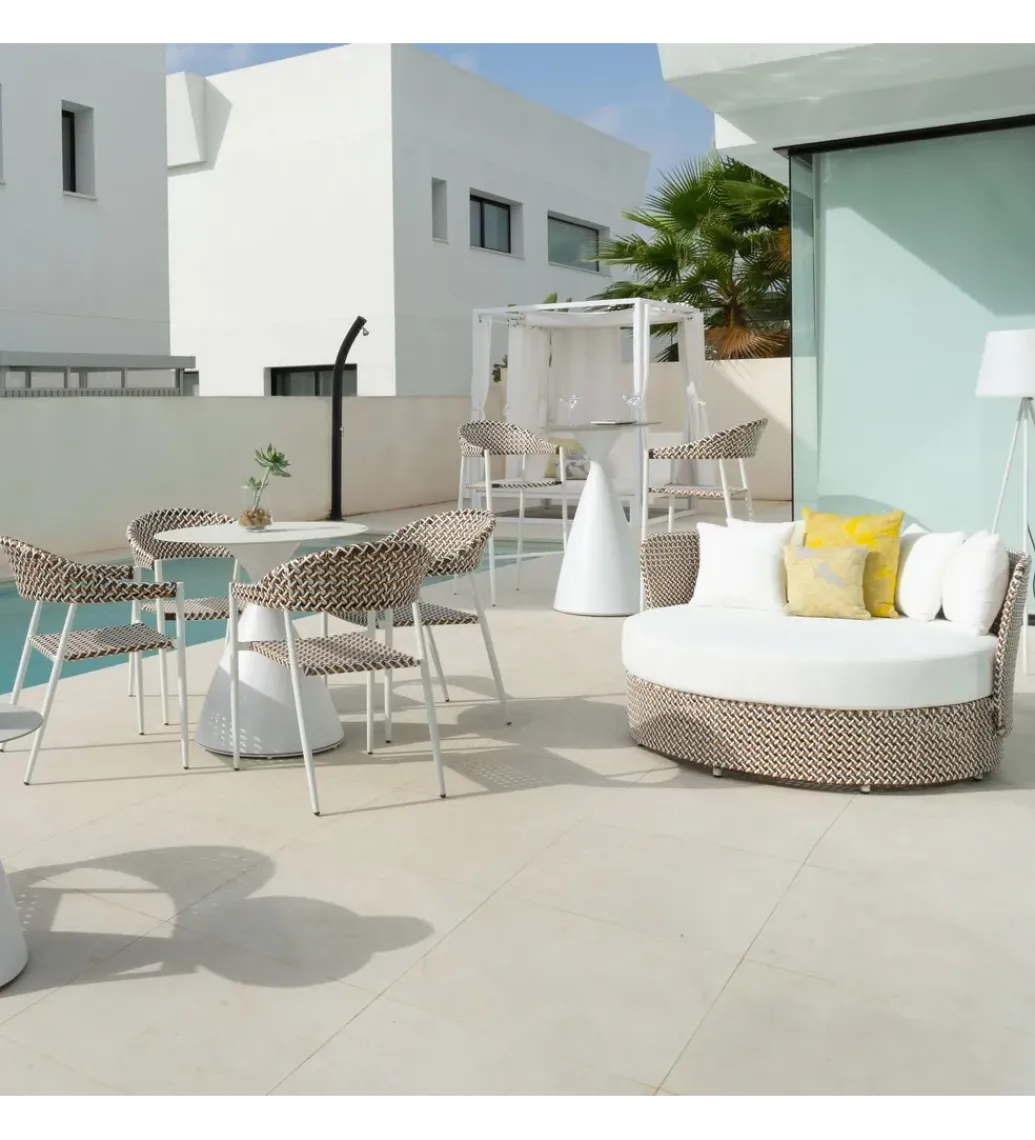 Krzesło ogrodowe NADIA 81 cm białe*Zona-Design