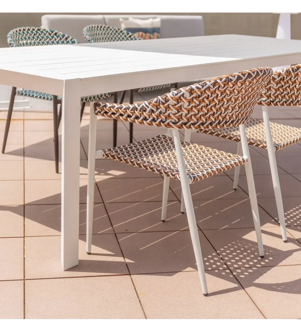 Krzesło ogrodowe NADIA 81 cm białe*Zona-Design