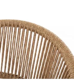 Krzesło ogrodowe NESKA 80 cm białe naturalne*Zona-Design Clearance